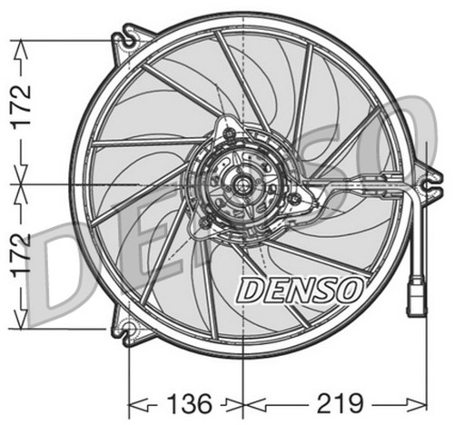 Lüfter motorkühlung denso - lüfter,