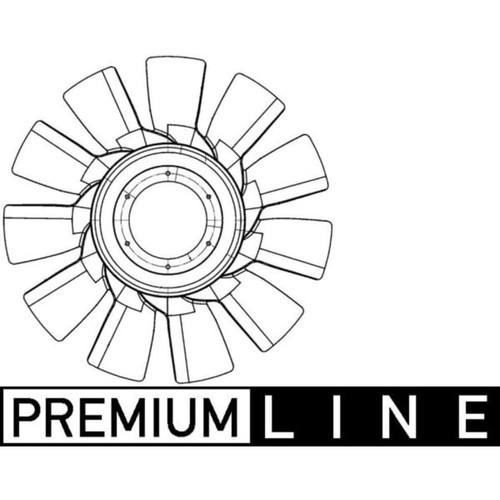 Lüfterrad motorkühlung mahle - lüfterrad,